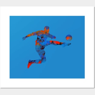 Footballer / Soccer Player Posters and Art